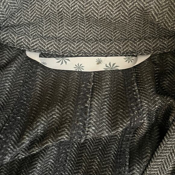 Athleta Herringbone Hope Thumbhole Full Zip Jacket Gray Size Small - Picture 8 of 10